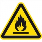 Warnung vor feuergefährlichen Stoffen nach ISO 7010 (W 021)