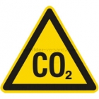Warnung vor CO2 - Erstickungsgefahr (BGV A8 W 76)