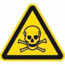Warnzeichen: Warnung vor giftigen Stoffen nach ISO 7010 (W 016)