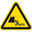 Warnzeichen: Warnung vor Abwassereinleitung nach ISO 20712-1 (WSW 013)