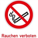 Warnzeichen: Folie für Warnaufsteller - Rauchen verboten