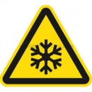 Warnzeichen: Warnung vor niedriger Temperatur nach ISO 7010 (W 010)