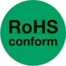 Warnschilder Elektrotechnik: RoHS-Kennzeichen RoHS conform