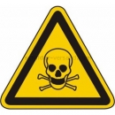 Warnschilder nach BGV A8 und ASR A 1.3 (2007): Warnung vor giftigen Stoffen (BGV A8 W 03)