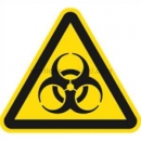 Warnzeichen: Warnung vor Biogefährdung nach ISO 7010 (W 009)
