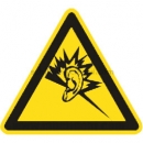 Warnschilder nach BGV A8 und ASR A 1.3 (2007): Warnung vor Gehörschäden (BGV A8 W 84)