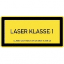 Warnzeichen: Laser Klasse 1